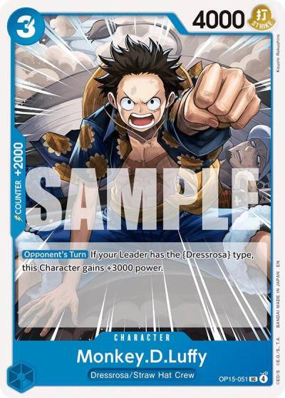 Monkey.D.Luffy (OP15-051) OP15-051 Adventure on Kami's Island Card