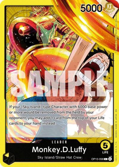 Monkey.D.Luffy (OP15-098) OP15-098 Adventure on Kami's Island Card