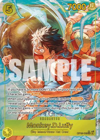 Monkey.D.Luffy (OP15-119) (Alternate Art) OP15-119 Adventure on Kami's Island Card