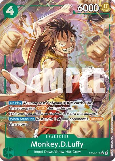 Monkey.D.Luffy (Parallel) ST30-012 Starter Deck EX: Luffy & Ace Card