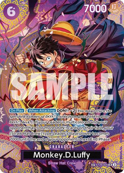 Monkey.D.Luffy (SP) ST26-005 Adventure on Kami's Island Card
