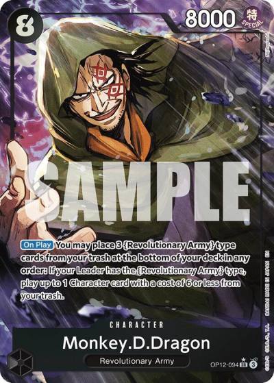 Monkey.D.Dragon (Alternate Art) OP12-094 Legacy of the Master Card
