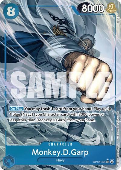 Monkey.D.Garp (Alternate Art) OP12-056 Legacy of the Master Card