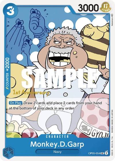 Monkey.D.Garp OP05-054 Awakening of the New Era: 1st Anniversary Tournament Cards Card