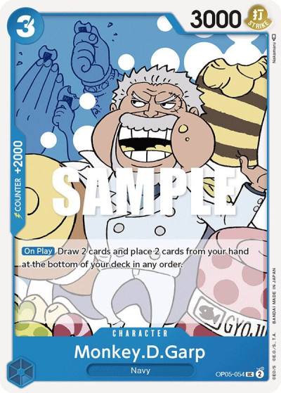 Monkey.D.Garp OP05-054 Awakening of the New Era Card