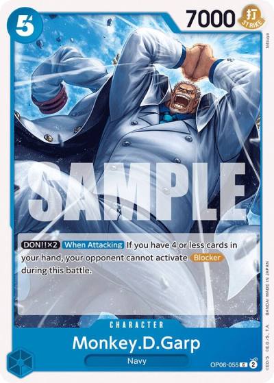 Monkey.D.Garp OP06-055 Wings of the Captain Card