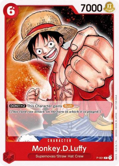 Monkey.D.Luffy (001) P-001 One Piece Demo Deck Cards Card
