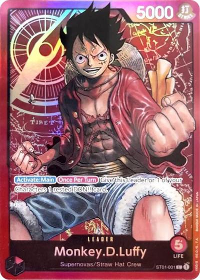 Monkey.D.Luffy (001) ST01-001 Starter Deck 1: Straw Hat Crew Card