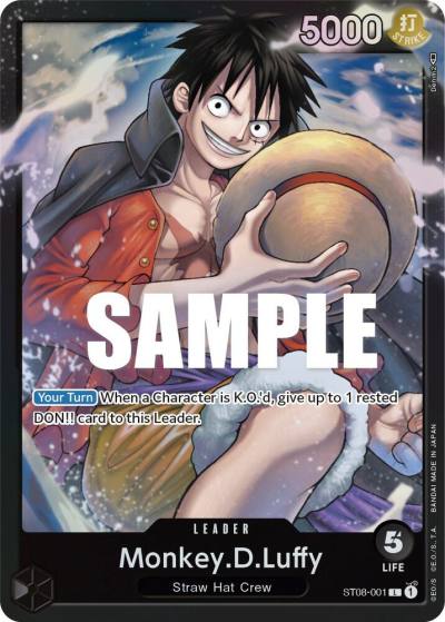 Monkey.D.Luffy (001) ST08-001 Starter Deck 8: Monkey.D.Luffy Card