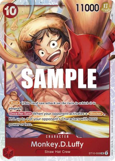 Monkey.D.Luffy (006) ST10-006 Ultra Deck: The Three Captains Card