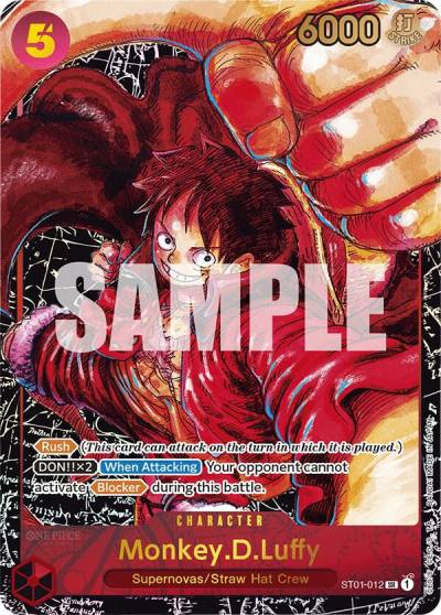 Monkey.D.Luffy (012) (Alternate Art) ST01-012 Awakening of the New Era Card