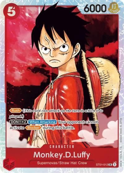 Monkey.D.Luffy (012) ST01-012 Starter Deck 1: Straw Hat Crew Card