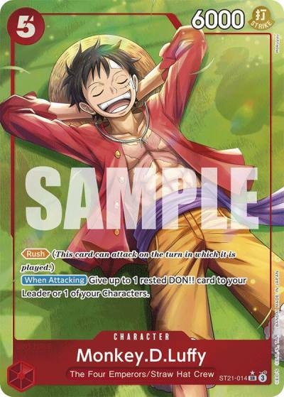 Monkey.D.Luffy (014) (Parallel) ST21-014 Starter Deck EX: Gear 5 Card