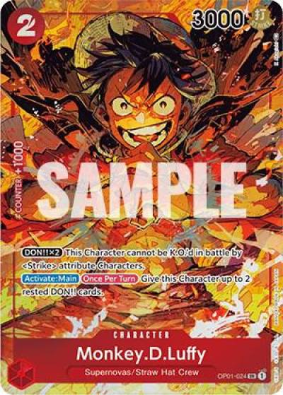Monkey.D.Luffy (024) (Parallel) OP01-024 Romance Dawn Card