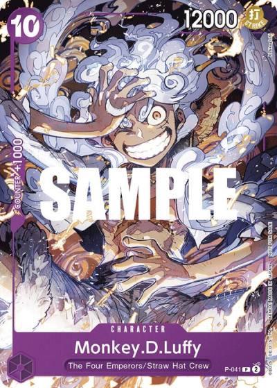 Monkey.D.Luffy (041) P-041 One Piece Promotion Cards Card