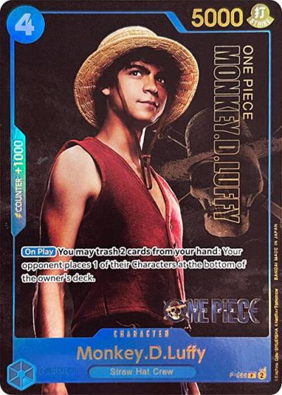 Monkey.D.Luffy (055) (Premium Card Collection -Live Action Edition-) P-055 One Piece Promotion Cards Card