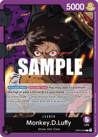 Monkey.D.Luffy (060) OP05-060 Awakening of the New Era Card