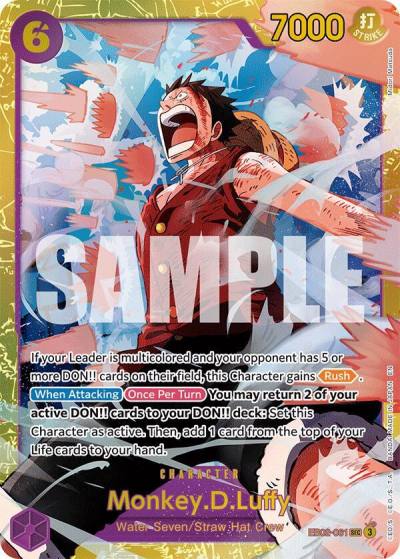 Monkey.D.Luffy (061) EB02-061 Extra Booster: Anime 25th Collection Card