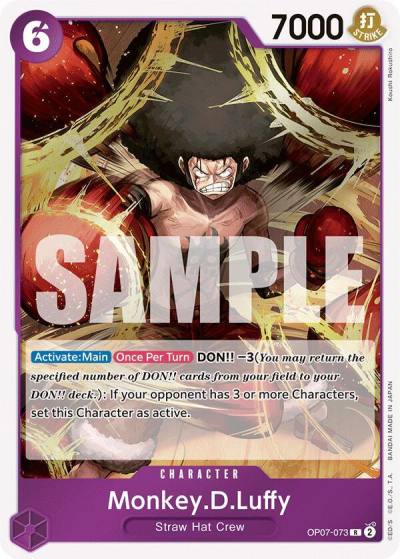 Monkey.D.Luffy (073) OP07-073 500 Years in the Future Card