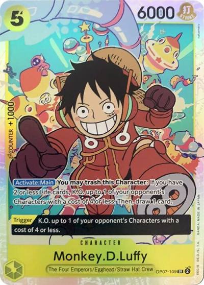 Monkey.D.Luffy (109) OP07-109 500 Years in the Future Card