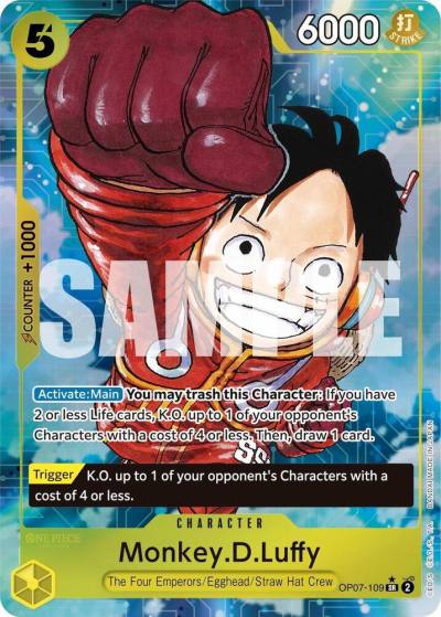 Monkey.D.Luffy (109) (Parallel) OP07-109 500 Years in the Future Card