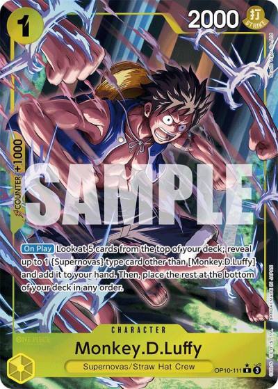 Monkey.D.Luffy (111) (Parallel) OP10-111 Royal Blood Card