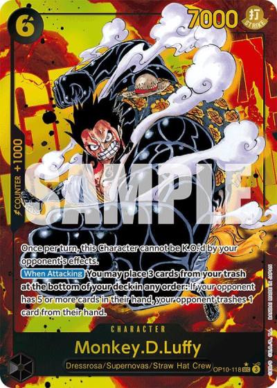 Monkey.D.Luffy (118) (Parallel) OP10-118 Royal Blood Card
