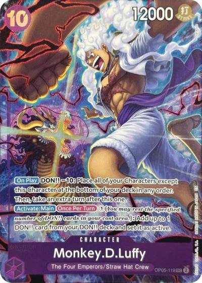Monkey.D.Luffy (119) (English Version 2nd Anniversary Set) OP05-119 One Piece Promotion Cards Card