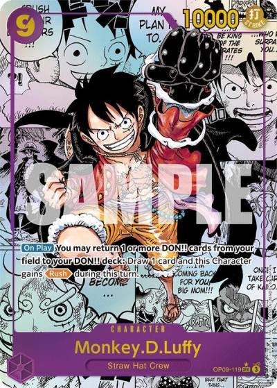 Monkey.D.Luffy (119) (Manga) OP09-119 Emperors in the New World Card