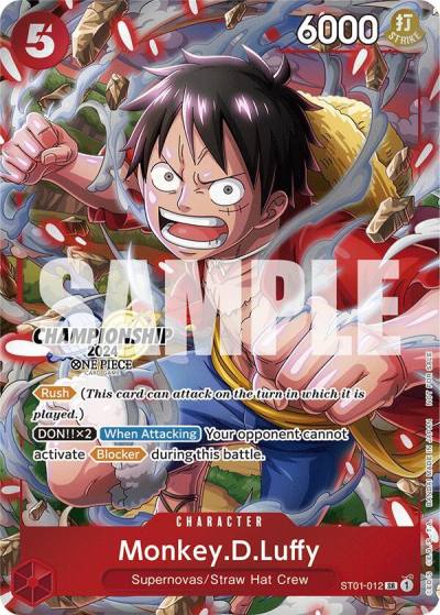 Monkey.D.Luffy (CS 2024 Celebration Pack) ST01-012 One Piece Promotion Cards Card