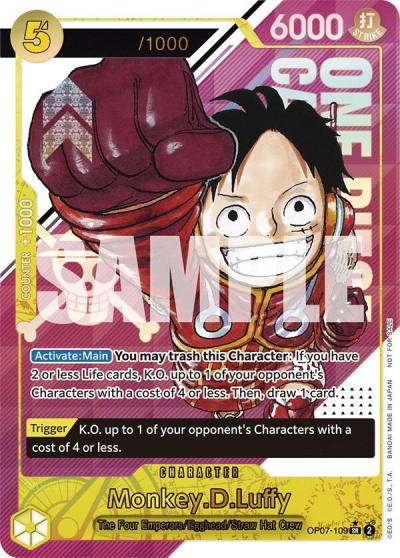 Monkey.D.Luffy (CS 2024 Event Pack) OP07-109 One Piece Promotion Cards Card