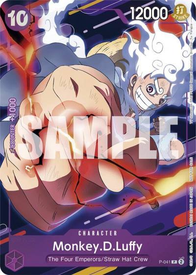 Monkey.D.Luffy (CS 2024 Participation) P-041 One Piece Promotion Cards Card