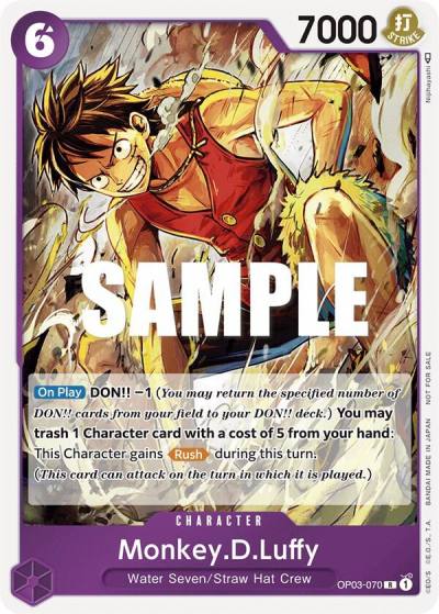 Monkey.D.Luffy (Dash Pack) OP03-070 Kingdoms of Intrigue Card