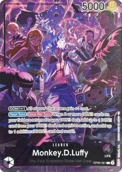 Monkey.D.Luffy (English Version 2nd Anniversary Set) OP09-061 One Piece Promotion Cards Card