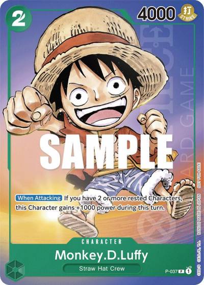 Monkey.D.Luffy (Gen Con 2023) P-037 One Piece Promotion Cards Card