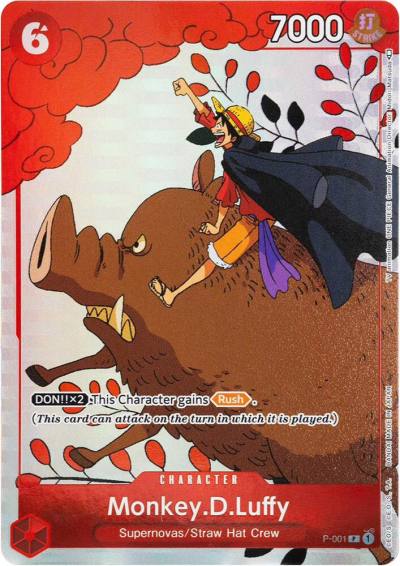 Monkey.D.Luffy (Gift Collection 2023) P-001 One Piece Promotion Cards Card