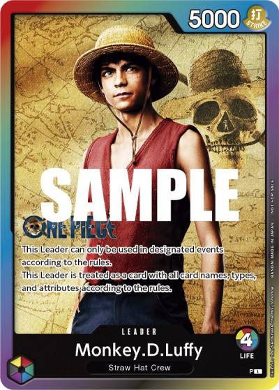 Monkey.D.Luffy (Leader Pack - Live Action) (Sealed Battle 2023 Vol. 1) One Piece Promotion Cards Card