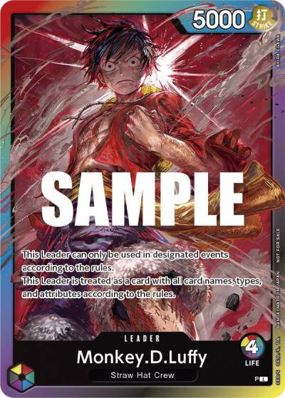 Monkey.D.Luffy (Leader Pack) (Sealed Battle 2023 Vol. 1) One Piece Promotion Cards Card