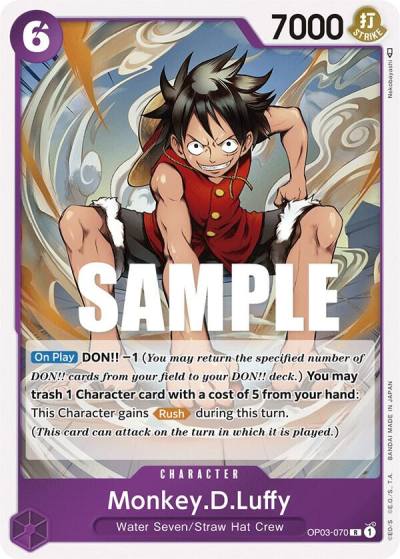 Monkey.D.Luffy OP03-070 Pillars of Strength Card