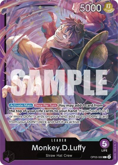 Monkey.D.Luffy (OP05-060) OP05-060 Starter Deck 18: PURPLE Monkey.D.Luffy Card