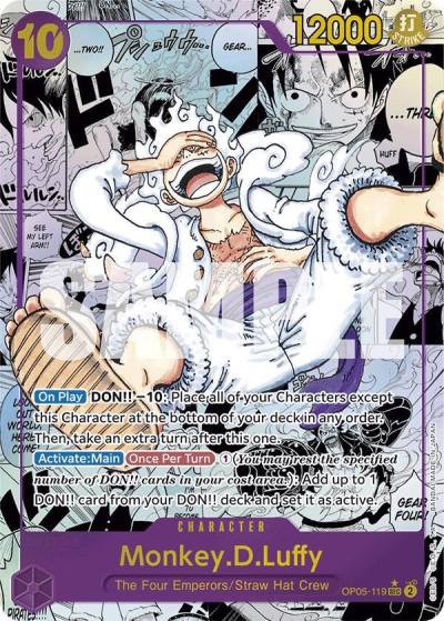 Monkey.D.Luffy (OP05-119) (Manga) OP05-119 Premium Booster -The Best- Card
