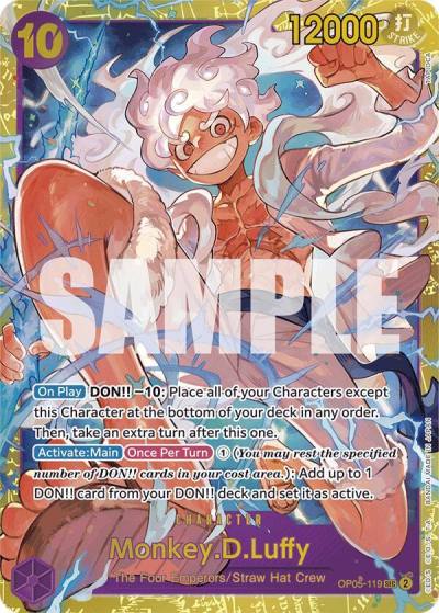 Monkey.D.Luffy (OP05-119) (Reprint) OP05-119 Premium Booster -The Best- Card
