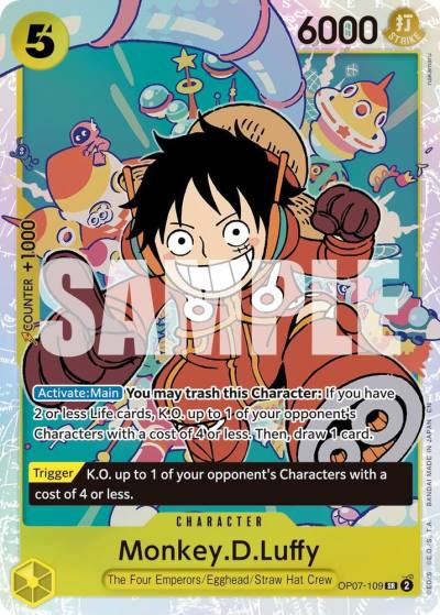Monkey.D.Luffy - OP07-109 (Reprint) OP07-109 Premium Booster -The Best- Vol. 2 Card