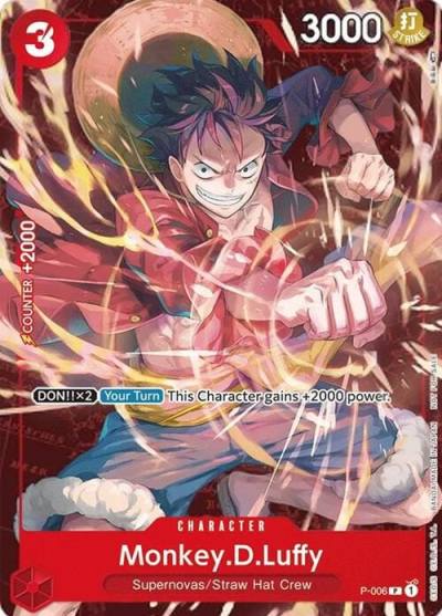 Monkey.D.Luffy - P-006 (Retail Promo) P-006 One Piece Promotion Cards Card