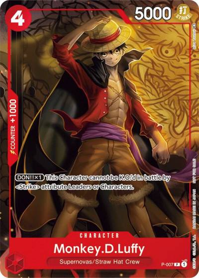 Monkey.D.Luffy - P-007 (Tournament Pack Vol. 1) P-007 One Piece Promotion Cards Card