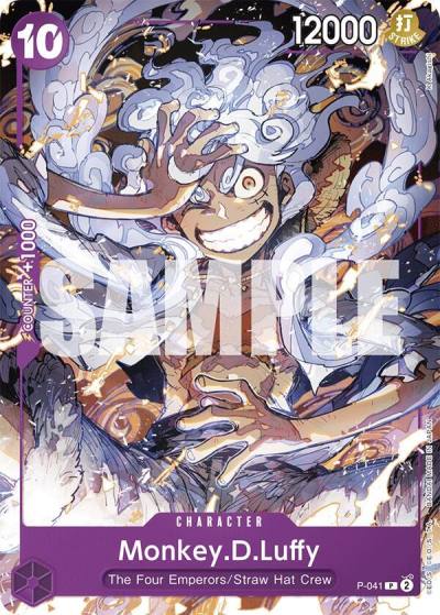 Monkey.D.Luffy (P-041) P-041 Starter Deck 18: PURPLE Monkey.D.Luffy Card