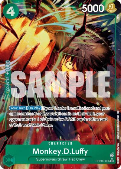 Monkey.D.Luffy - PRB02-005 (Alternate Art) PRB02-005 Premium Booster -The Best- Vol. 2 Card