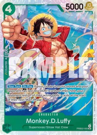 Monkey.D.Luffy PRB02-005 Premium Booster -The Best- Vol. 2 Card