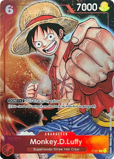 Monkey.D.Luffy (Premium Card Collection -BANDAI CARD GAMES Fest. 23-24 Edition-) P-001 One Piece Promotion Cards Card