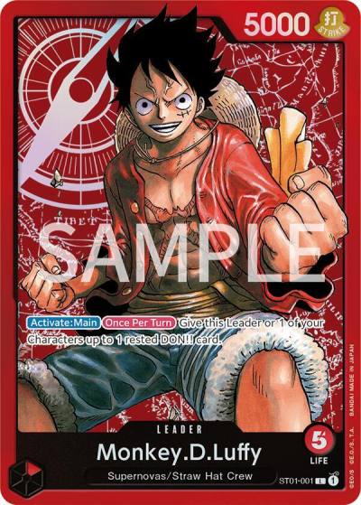 Monkey.D.Luffy ST01-001 Revision Pack Cards Card